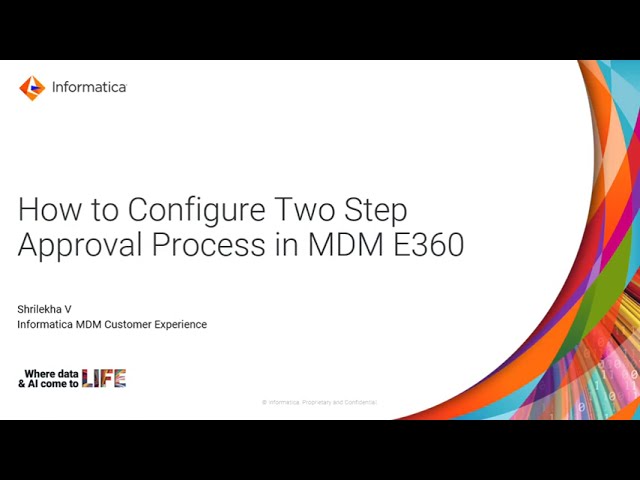 How to Configure Two Step Approval Process in MDM