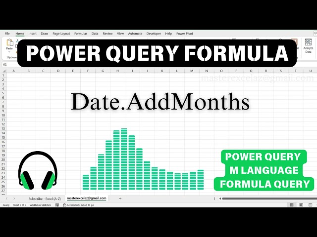 Date.AddMonths | Power Query formula in excel | AI Podcast in English