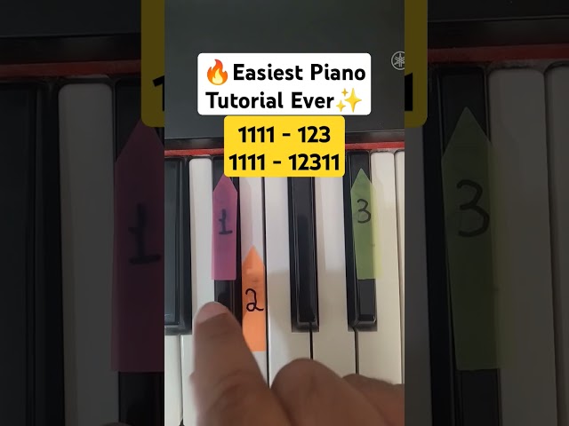 🔥🎹 The Easiest Piano Tutorial Ever 🔥🎹