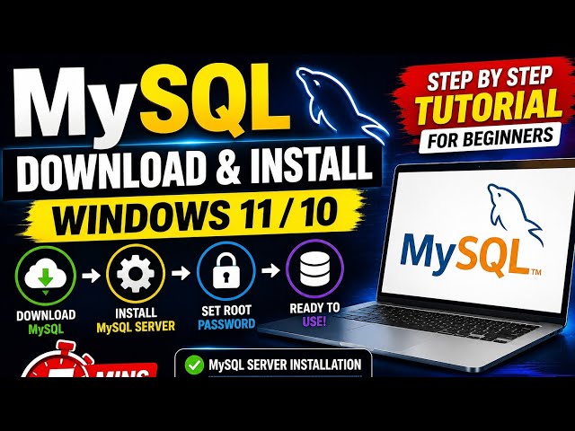 💻 MySQL Download Windows 11/10 | Easy Step-by-Step ✅ 🚀 #MySQL #SQL #programming  #coding 