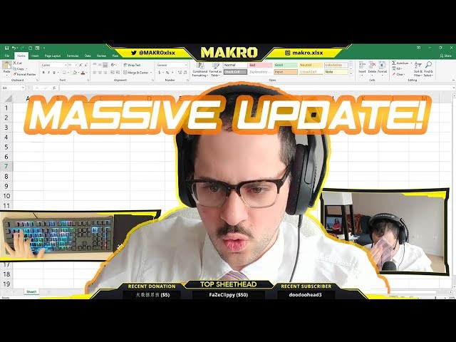 MAKRO | Microsoft Excel Stream Highlights 3/19