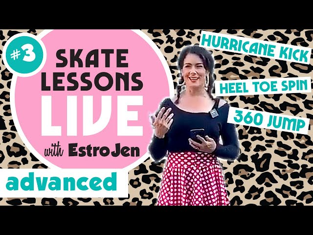 Intermediate-Advanced Roller Skate Tutorial w/ Estro Jen