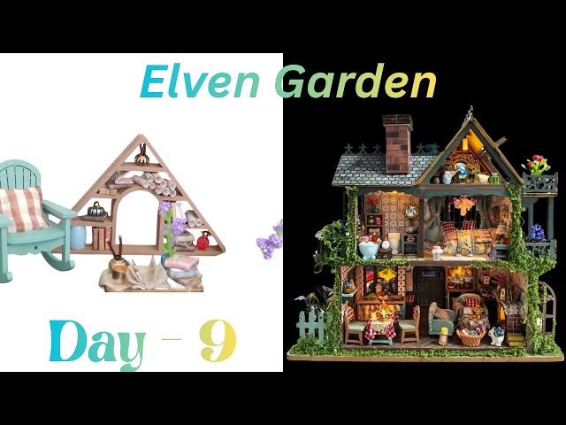 Day 9 - Elven Garden EA003 - 3D Model - Miniature Dollhouse