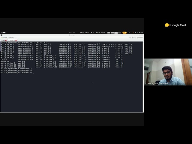 System Commands Live Session