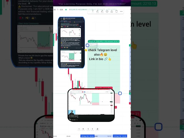 Aaj ka trade bahut hi khas tha, lekin iska logic 1 mnt me smjhana mumkin nhi tha!📈 #trading #smc