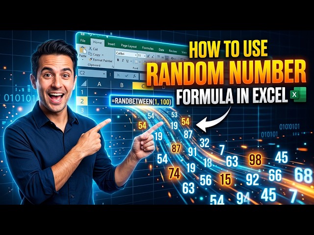 Everything You Need to Know About Random Numbers in Excel |How to Use Random Number Formula in Excel