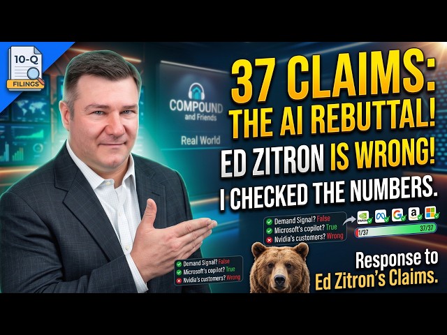 A Response to Ed Zitron: Rebutting 37 AI Skeptic Claims with Data