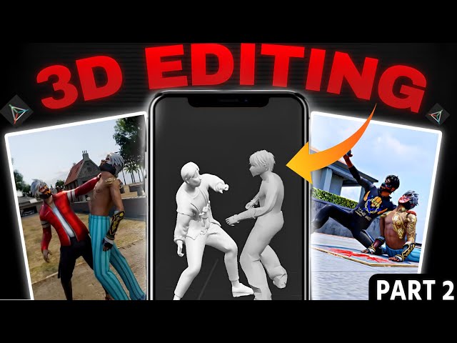 💥Free Fire 3D Fighting Editing Tutorial🔥Free fire 3d Animation edit in prisma 3D YFYT | Part 2