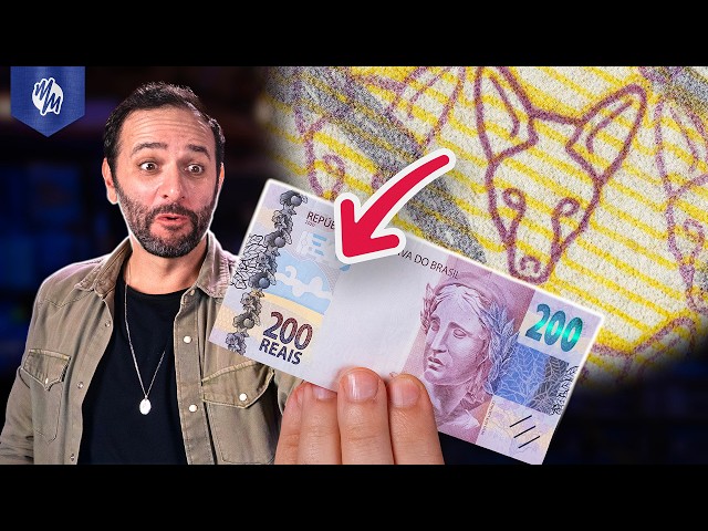 You CAN'T IMAGINE EVERYTHING that's ON a BRAZILIAN REAL BILL!