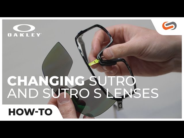 How to Interchange Oakley Sutro and Sutro S Lenses