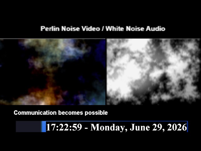 LIVE Paranormal Experiment Stream: Perlin Noise Video & Live Filtered Experiment Audio