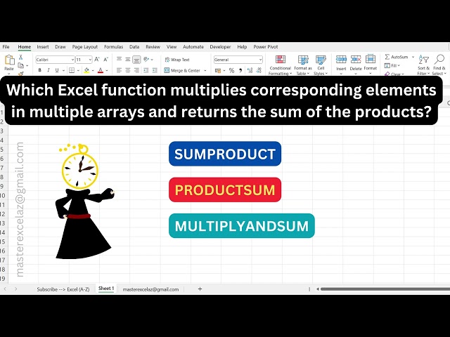 #290 - Excel formula question and answer