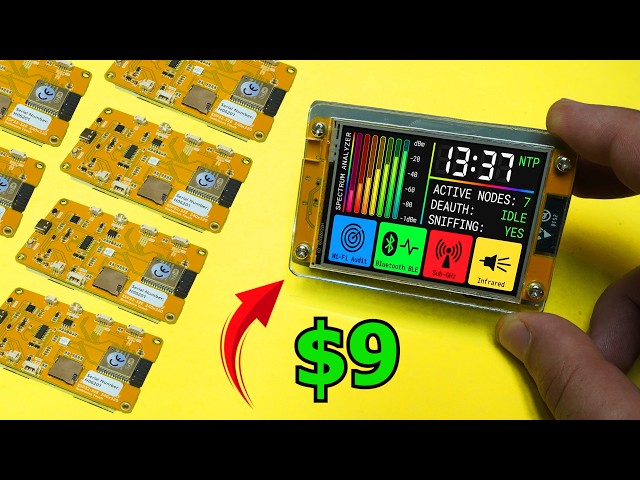 With This $9 CYD ESP32 Module You Can Do Anything...