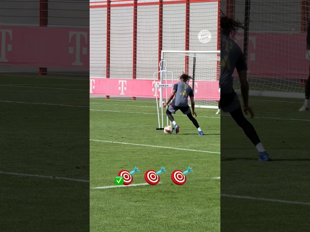𝑪𝒐𝒑𝒚–𝒑𝒂𝒔𝒕𝒆 perfection. 🥶 Michael Olise practicing his shooting in training 💪