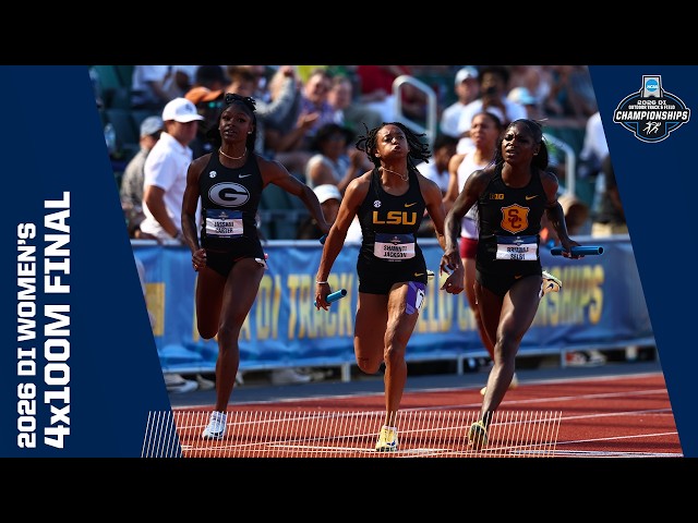 Women's 4x100m relay final - 2026 NCAA outdoor track and field championships