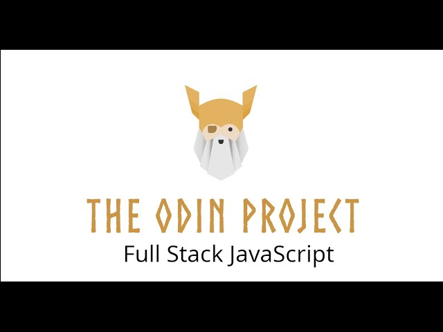 The Odin Project: Full Stack JavaScript #37 (JavaScript)