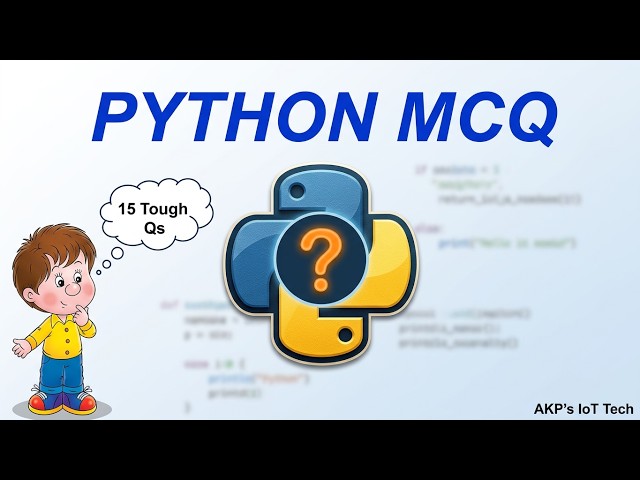 Python for Beginners -MCQ