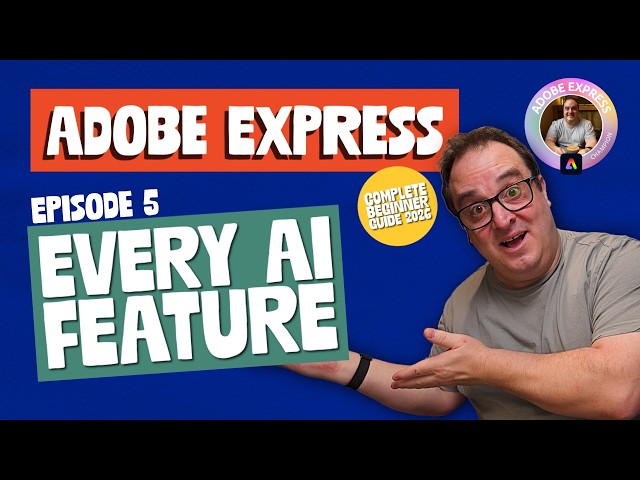 Adobe Express AI Features // Tutorial for Beginners