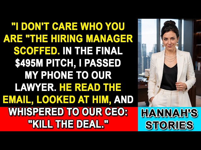 He Scoffed at Me—Then One Email Made the CEO Whisper, "Kill the Deal"