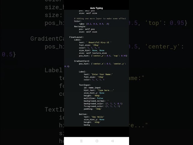 Build Beautiful Apps using Python for Android, iOS , Desktop. Using Kivy Python #kivy #python