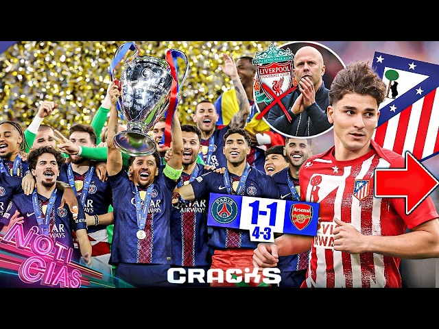 PSG win their second consecutive title on penalties! Controversy erupted | Julián no longer wants...