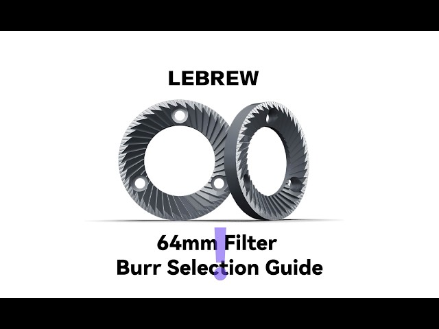 64mm Filter Burr Selection Guide | How to Choose the Right Coffee Burr for Your Grinder