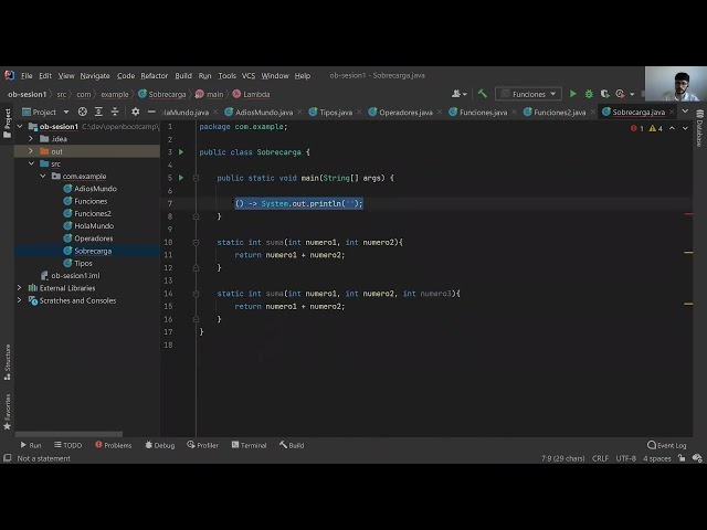 23 Funciones anónimas - Curso Java - OpenBootcamp