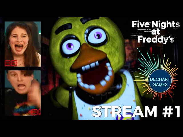 #1 Five Nights at Freddy's BEGINS! w/ Bryan & Amelia of Dechart Games