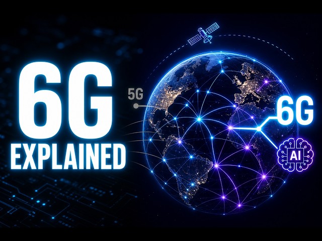 What Is 6G? Terahertz, AI & Satellites Explained | 6G vs 5G & 2030 Timeline
