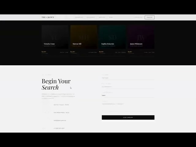 I Built a Luxury Real Estate Website Template with React & Tailwind CSS