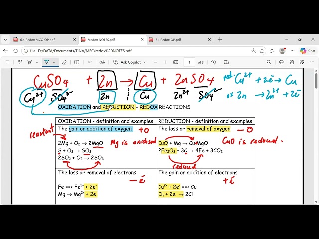 MEC CHEMISTRY 19092026