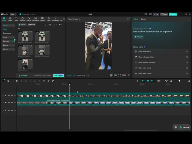 How to edit talk video with capcut 2