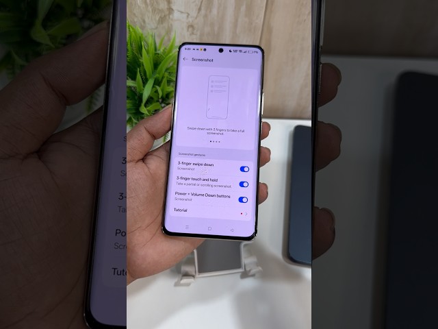 How to take screenshots in realme Phones