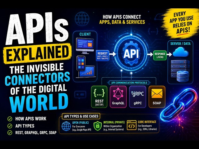 APIs Explained: The Invisible Connectors Powering the Digital World 🌐🔗