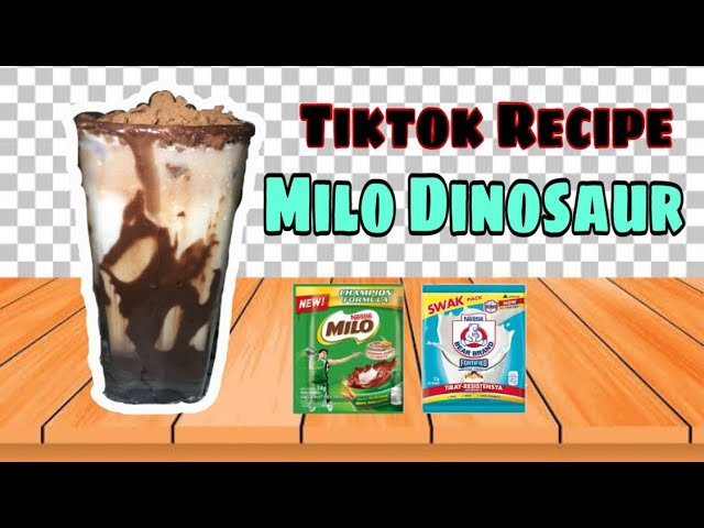 Tiktok recipe milo dinosaur | Milo Dinosaur