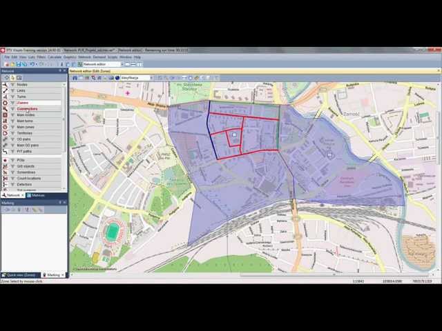 VISUM Tutorial | Part 5 | Zones & Connectors