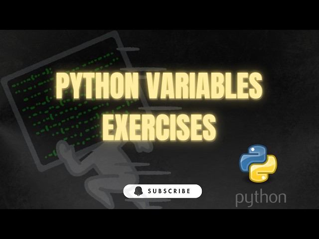 Python Variables Exercises #python #howto #code #ailearning