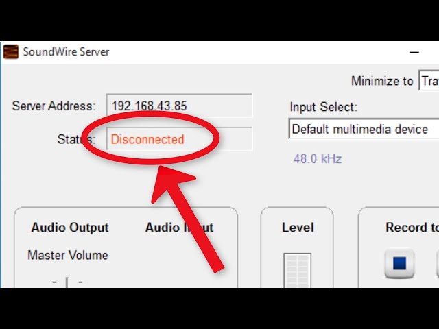 How To Fix SoundWire Connection Disconnected Error -  Solve SoundWire Connection Error