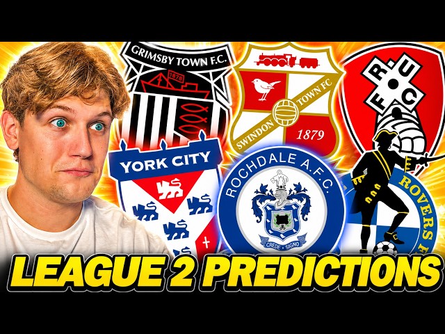MY LEAGUE TWO TABLE PREDICTIONS!