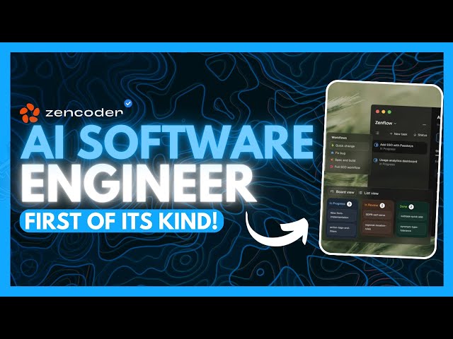 Zenflow: First-Ever AI Software Engineer Running Autonomously Building Apps and Software!
