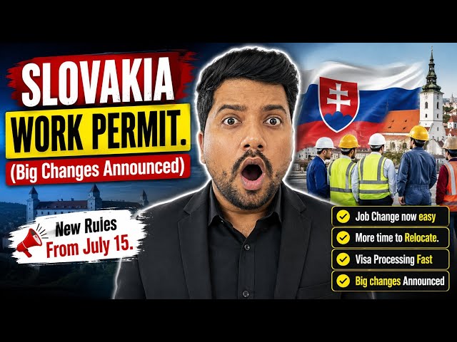Slovakia Work Permit 2026: New Rules From July 15! Slovakia Visa For Indians | Slovakia Visa Hindi