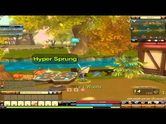 Let's Walkthrough Dragonica German part 1 [Krieger]