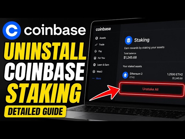 How to uninstall Coinbase staking - Detailed Guide