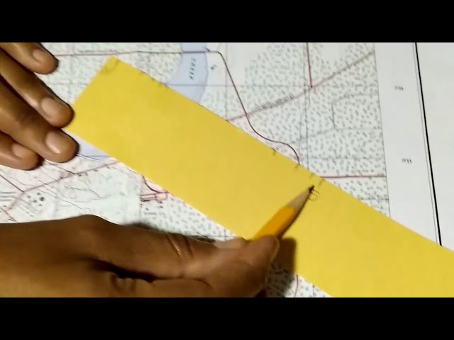 Measuring Distances on Maps using the Paper Method -  BGCSE Geography Tutorial