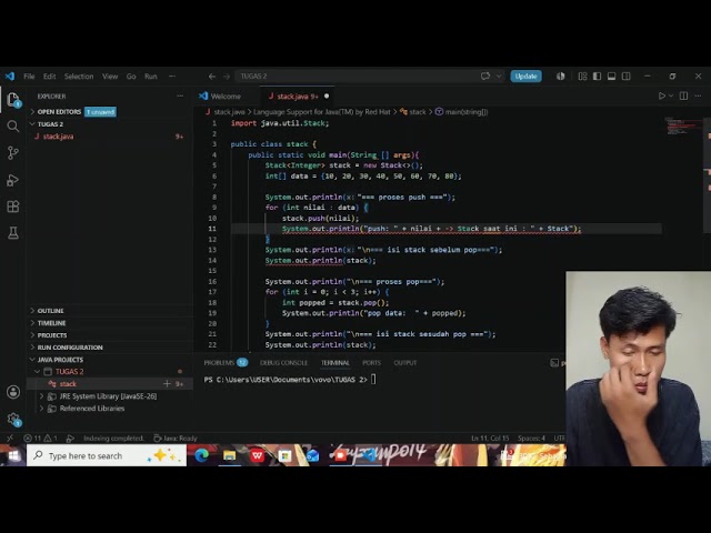 TUGAS 2 STRUKTUR DATA (STACK, QUEUE, QUICK SORT)