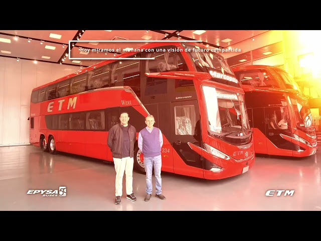 🚍✨ El futuro ya está en ruta: Buses ETM recibe 18 nuevos Marcopolo G8 🇨🇱🛣️👏