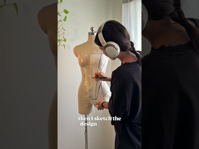 Corset top pattern tutorial 👌🏻