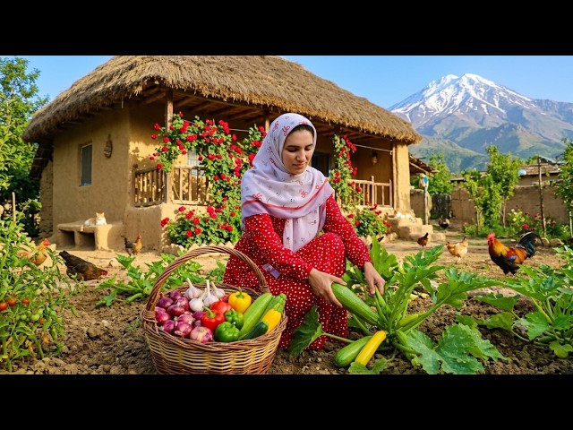 IRAN Daily Village Life : Rural Cooking in the High Mountains of Northern Iran