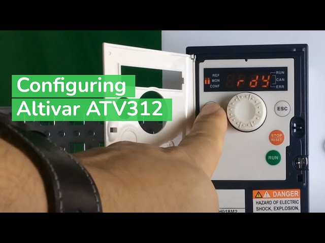 Programming Altivar ATV312 for Local Speed and 2 Wire Start Stop Control | Schneider VFD