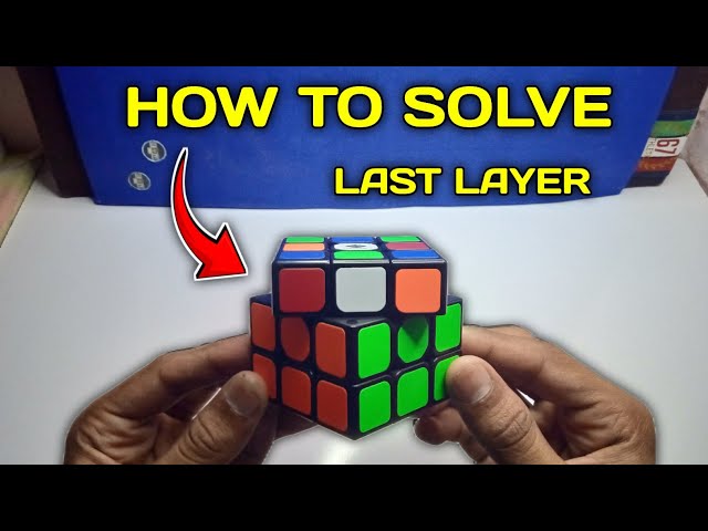 Solve the Rubik’s Cube last layer without any algorithms #viralvideo #trendingvideo